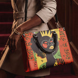 "Aina" Flame Red Leather Handbag A250 Deal