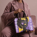 "Aina" Grape Soda Leather Handbag A250 Deal