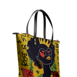 "Aina" Lemon Zest Leather Tote Bag