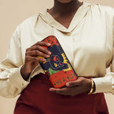 "Aina" Flame Red Wallet