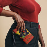 "Aina" Flame Red Wallet