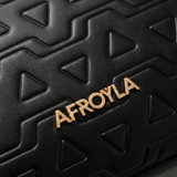 "Dalila" Monogram Leather Handbag
