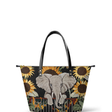 "Ganesha" Leather Tote Bag