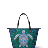 "Yantra" Leather Tote Bag