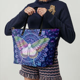 "Mandara" Leather Tote Bag