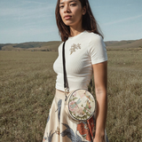 "Evangeline" Circle Crossbody Bag