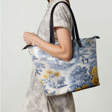 "Chinoiserie" Leather Tote Bag Deal