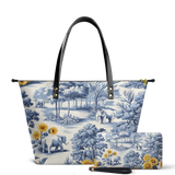 "Chinoiserie" Leather Tote Bag Deal