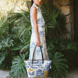 "Chinoiserie" Leather Tote Bag Deal