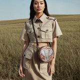 "Artisan" Circle Crossbody Bag
