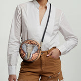 "Artisan" Circle Crossbody Bag