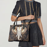 "Samsara" Leather Handbag