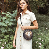 "Samsara" Circle Crossbody Bag