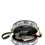 "Chinoiserie" Circle Crossbody Bag