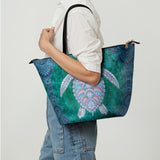 "Yantra" Leather Tote Bag