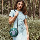 "Yantra" Circle Crossbody Bag