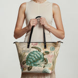 "Naturalist" Leather Tote Bag