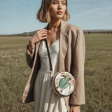 "Naturalist" Circle Crossbody Bag