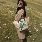 "Naturalist" Leather Tote Bag
