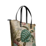 "Naturalist" Leather Tote Bag